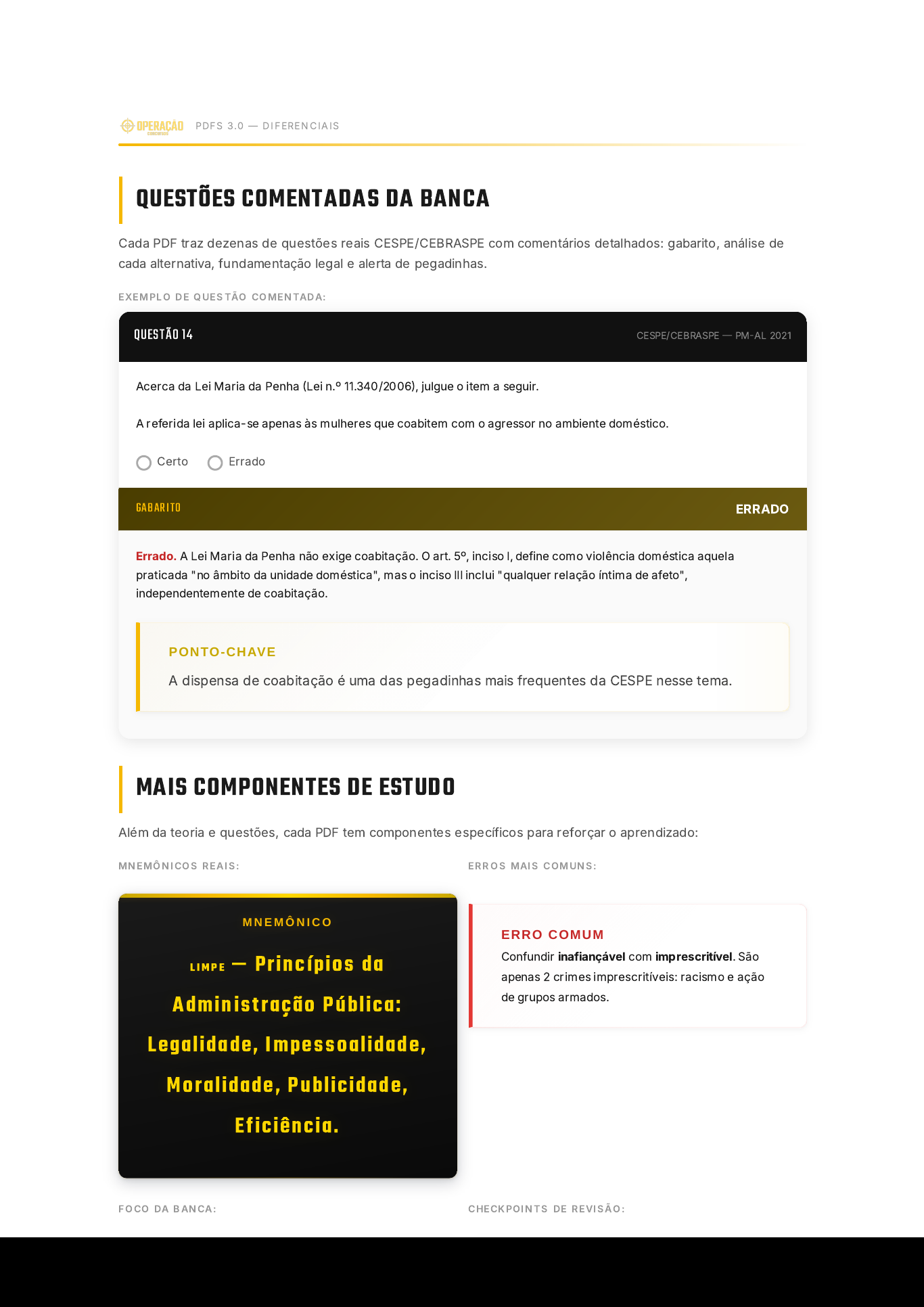 Questão comentada do material